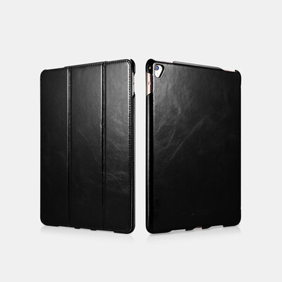

Icarer Genuine Leather Case For iPad Pro 97" Retro Leather Flip Cover Old School Business Flip Leather Case For iPad Pro 97