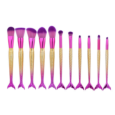 

〖Follure〗11PCS Kabuki Make up Brushes Set Makeup Foundation Powder Blusher Face Brush