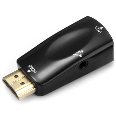 

HDV104 HDMI Male to VGA Female Video Adapter with Audio Cable for PC TV
