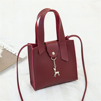 

Tailored Women Handbag Deer Decoration All-purpose Single Shoulder Messenger Bag