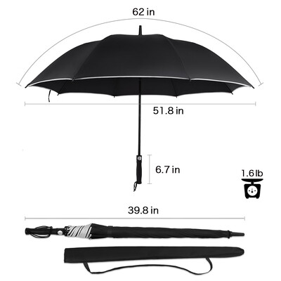 

Black Travel UmbrellaUmbrellas Travel Folding Automatic Umbrella Strong Windproof Compact