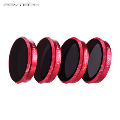 

PGYTECH Professional Camera Lens ND Filter Set ND8 ND16 ND32 ND64 Neutral Density Fader Filters with Cleaning Cloth Storage Box