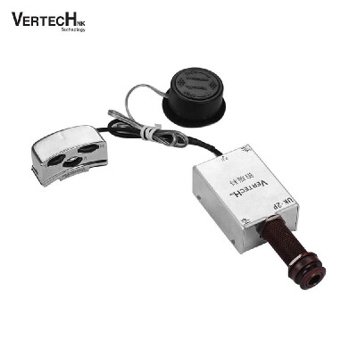 

VERTECHnk UK-2P Ukulele Piezo Pickup Transducer with 635mm Endpin Jack Volume Low High Sound Controls