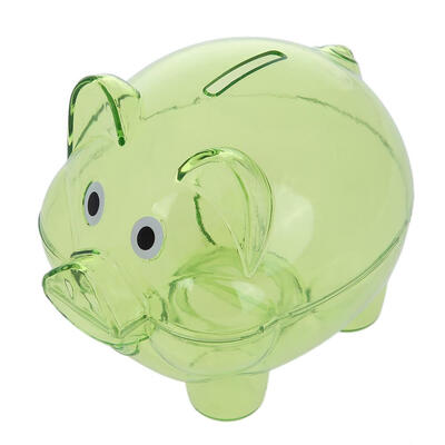 

Plastic Transparent Money Saving Box Children CashCoin Safe Box Piggy Bank