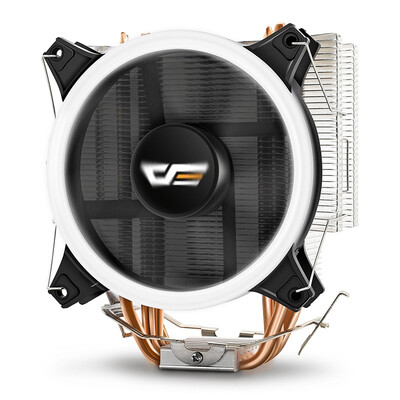 

darkFlash E3 CPU Cooler PC Heatsink with Four Heat Pipes & 120mm PWM White LED Fan CPU Air Cooler Radiator for Intel & AMD