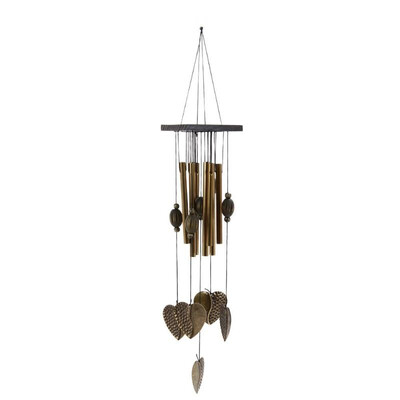 

Love Heart 8 Tubes Outdoor Living Yard Garden Decor Wind Chimes