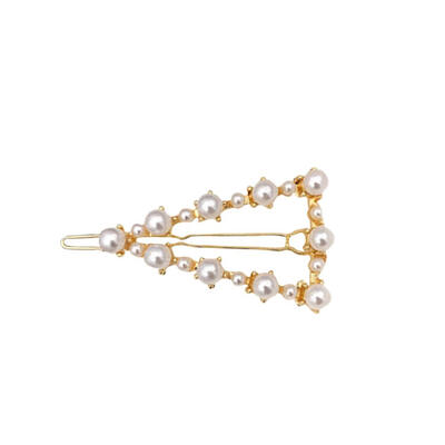 

Korean Pearls Geometric Heart Star Fringe Barrette Women Ponytail Hair Clip