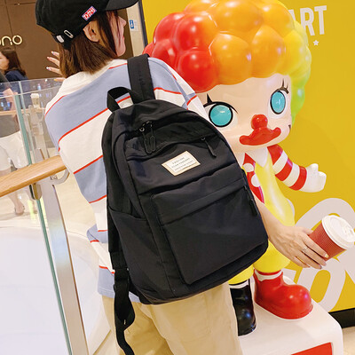 

2019 fashion bag female ins wind Korean version of ulzzang high school students backpack tide large capacity junior high school backpack