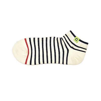 

Mens Striped Short Socks National Style Casual Socks Fashion Shallow Mouth Absorb Sweat Boat Socks 1 Pair