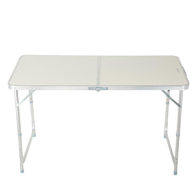 

Lixada 120 60cm Centerfold Table Portable Indoor Outdoor Picnic Party Dining Camping Desk