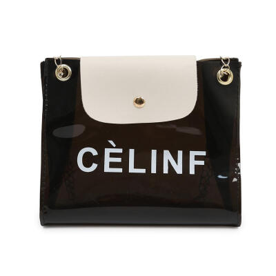 

Chain Clear Shoulder Messenger Handbags Women Candy Color Crossbody Bags