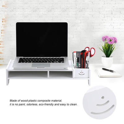 

Computer Monitor Riser Laptop PC Stand Home Office Desktop Table Storage Organizer Shelf Monitor Stand Computer Stand Storage
