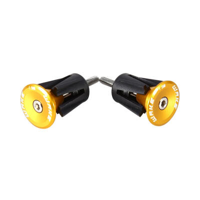 

Greensen 1 Pair Bike Bicycle Aluminum Handlebar Grips Cap Plug Handle Bar Caps End Plugs Yellowa