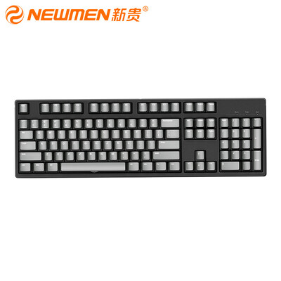 

Upstart Newmen C104 104 key cherry axis mechanical keyboard office keyboard wired keyboard game keyboard green axis black