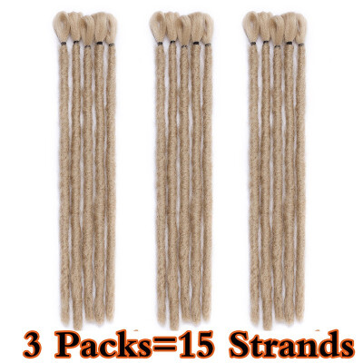 

3 Packs Handmade Dreadlocks Extensions Mens Dreadlocks Fashion Reggae Hair Hip-Hop Style Synthetic Dreadlocks Hair For Men