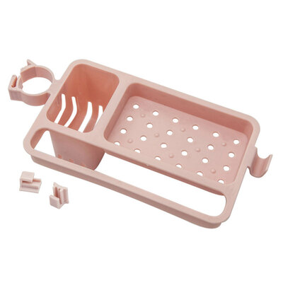 

Kitchen Faucet Drain Rack Kitchen Sink Rag Bath Holder Soap Storage Box Kitchen Supplies