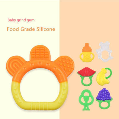 

Baby Silicone Teether BPA Free Teething Toy Animal Child Ring Teethers DIY