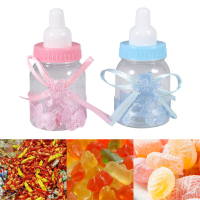 

12Pcs Candy Chocolate Bottles Box For Girl Boy Baby Shower Party Favors Gifts Decorations Candy Box Candy Gift Bottle