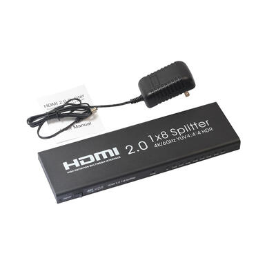 

1x8 HDMI Splitter One in Eight out HDMI 20 4K Adapter Audio Video Switcher