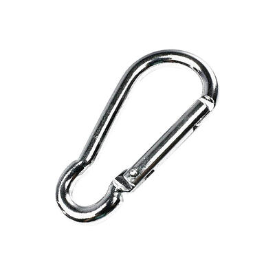 

Silver Carabiner Camping Buckles Spring Lock Snap Hook Key Chain Clips