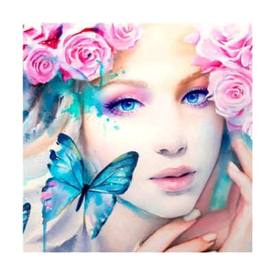 

5D DIY Full Drill Diamond Painting Butterfly Girl Cross Stitch Embroidery