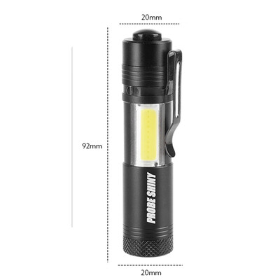 

Saidsome Super Bright XM- Q5COB LED 4 Mode 3500Lm 14500 Flashlight Torch flashlight lamp