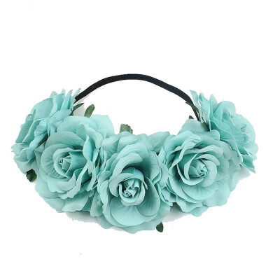 

〖Follure〗Fashion Women Girls Flower Head Hollow Elastic Hair Band Headband Wedding Party