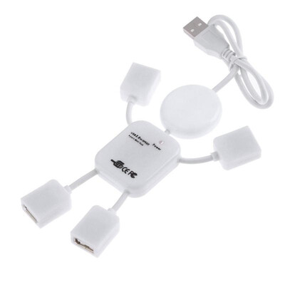 

Humanoid 4 Ports USB20 Hub Adapter Sharing Switch for Laptop Mobile Phone