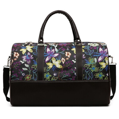 

Fashion Large Travel Handbags Women Famous Designer Brand Female Messenger Bags Luxury Flower Crossbody Traveling Shoulder Bag