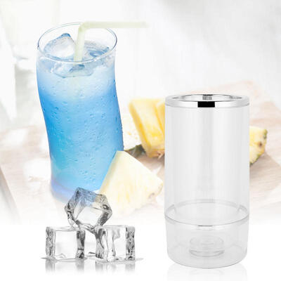 

Greensen Plastic Transparent Ice Bucket Ice Beverage Tub Cooling Drinks Beer