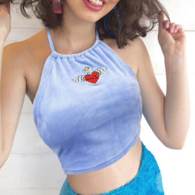 

2019 Women Fashion Summer Casual Tank Tops Vest Blouse Sleeveless Crop Shirt Lot