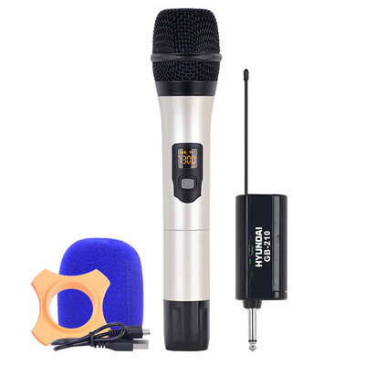 

Hyundai HYUNDAI GB-210 wireless microphone computer family KTV conference dedicated network audio-visual speech outdoor stage audio speaker karaoke microphone