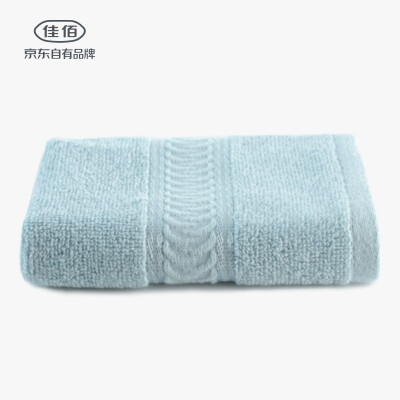 

Jiayi cotton towel mother yarn plain cotton thick soft absorbent towel blue 32cm32cm45gbar