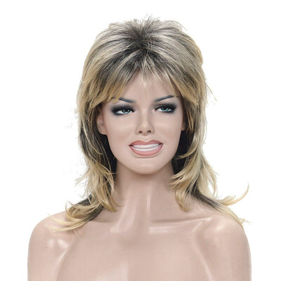 

StrongBeauty Natural Synthetic Capless Full Medium Long Wig Wavy Blonde Wigs For Women 12 Colors