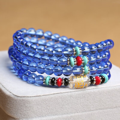 

Multicolor Crystal Bracelet Multi-Circle Bracelet Couple Accessories