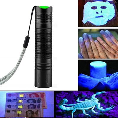 

Saidsome 365nm UV Purple Light Mini Flashlight Jade Cosmetic Fluorescence Detection flashlight lamp