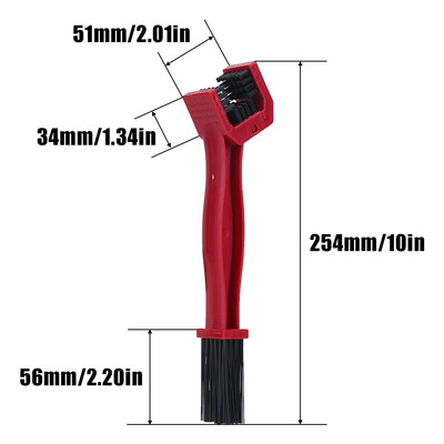 

Greensen 2pcs Bike Chain Crank Sprocket Cleaning Tool Bicycle Washing Brushes Tackle Kit Accessory