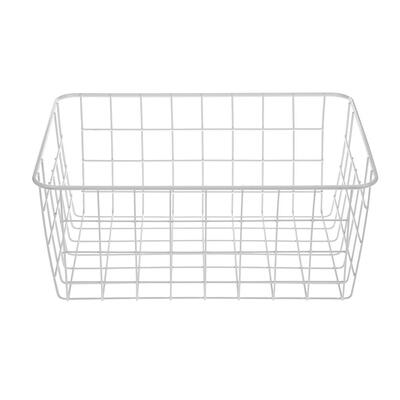 

Iron Art Storage Basket Home Desktop Metal Sundries Organizer Container