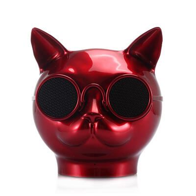 

Cat Head Bluetooth Speaker Colorful Light Stereo Music Audio Player Radio