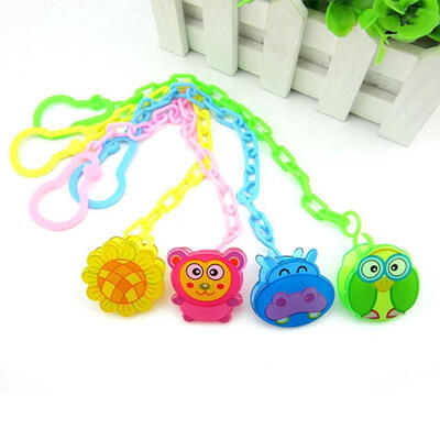 

Baby Pacifier Chain Clip Animal Cartoon Kids Pacifier Anti Lost