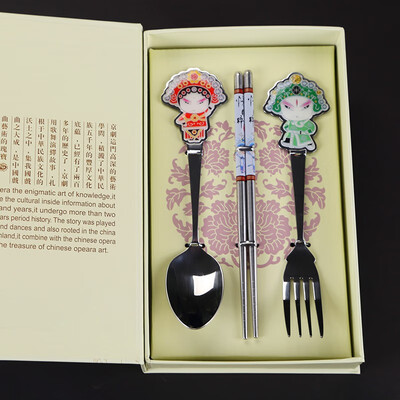 

Peking Opera Facebook Tableware Chinese Style Featured Gifts Creative Craft Souvenirs