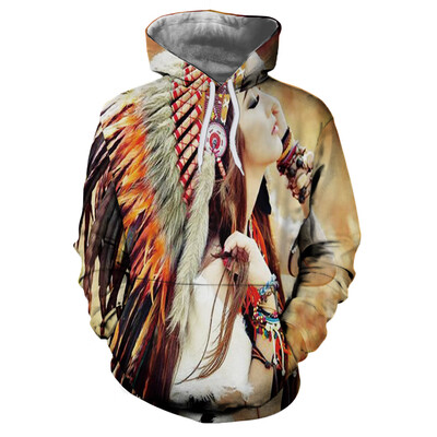 

3D Fashion Lady Print Beauty Figure Hoodie