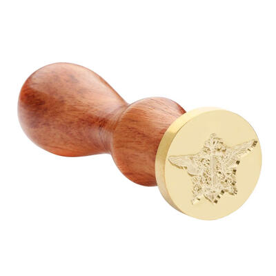 

Ancient Wood Handle Mythology Metal Sealing Wax Stamps Invitations Decor