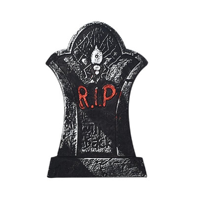 

Halloween Foam Tombstone Reusable Haunted House Yard Decoration Realistic Graveyard Props