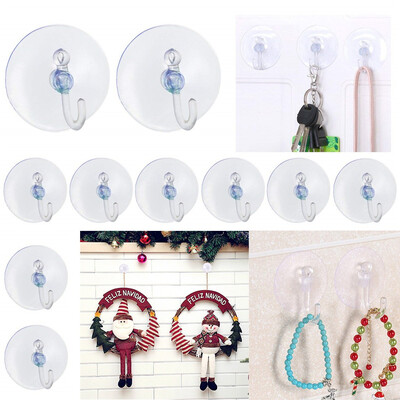 

〖Follure〗Suction Cup With Hook 10 Pieces Holder for Fairy Lights Light net Lights Holder