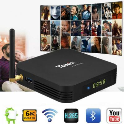 

TX6 TV BOX H6 4GB64GB Android 90 Bluetooth 4K Quad Core WiFi Home Audio Media