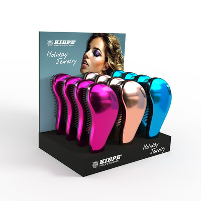 

Kiepe Holiday Jewelry detangle hair brush