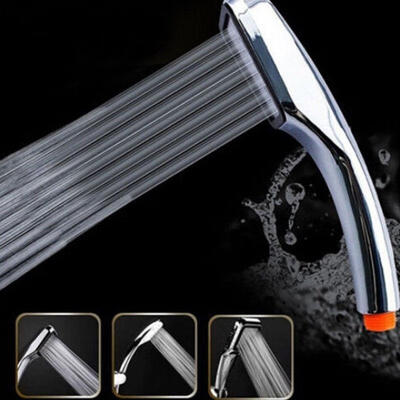 

High Turbo Pressure Shower Head Bathroom Hand Large Rainfall Water Saving Filter
