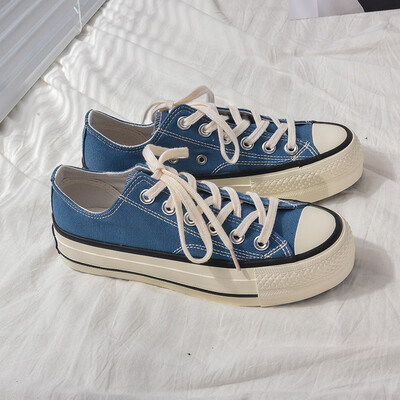 

Comet EVENSTAR platform canvas shoes female students Korean version of Harajuku ulzzang wild ins increased shoes