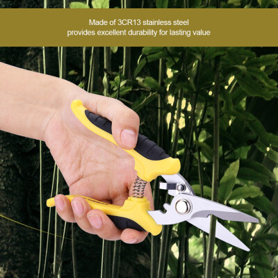 

7 Stainless Steel Pruning Shears Cutter Home Gardening Plant Scissor Branch Pruner Hand Tool Garden Pruner Garden Shear